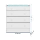 Quarto Infantil Guarda Roupa, Cômoda E Berço Branco