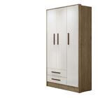 Quarto Infantil Guarda Roupa, Cômoda Sapateira E Berço Branco