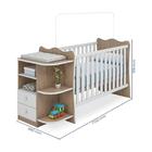 Quarto Infantil Guarda Roupa, Cômoda Sapateira E Berço Branco