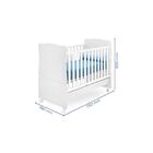 Quarto Infantil Guarda Roupa, Cômoda Sapateira E Berço Mini C