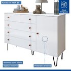 Quarto Infantil Guarda Roupa Premium Lumi 138cm 2 Portas Com