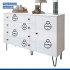 Quarto Infantil Guarda Roupa Solteiro Premium Elara 138cm 2 P