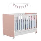 Quarto Infantil Ísis Branco/rosa - Peternella