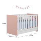 Quarto Infantil Ísis Branco/rosa - Peternella