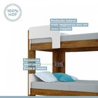 Quarto Infantil/juvenil Com Beliche 100% Mdf Vegas E Guarda R
