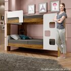 Quarto Infantil/juvenil Com Beliche 100% Mdf Vegas E Guarda R