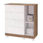Quarto Infantil Katatau Com Guarda Roupa 2 Portas E Cômoda -
