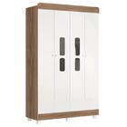 Quarto Infantil Katatau Com Guarda Roupa 4 Portas E Berço - R