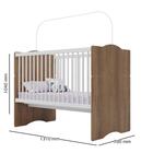 Quarto Infantil Meu Bebê Roupeiro/cômoda/berço Carvalho Canaã