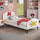 Quarto Infantil Minnie Com Cama, Cômoda E Mesa De Cabeceira D