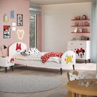 Quarto Infantil Minnie Com Cama, Cômoda E Mesa De Cabeceira D