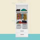 Quarto Infantil Modulado Oscar Com Roupeiro 2 Portas, Módulo