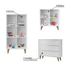 Quarto Infantil Montessoriano Casinha Tim Tim - Branco Fosco