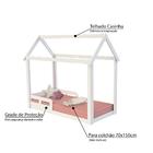 Quarto Infantil Montessoriano Casinha Tim Tim - Branco Fosco