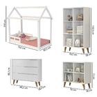 Quarto Infantil Montessoriano Casinha Tim Tim - Branco Fosco