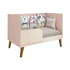 Quarto Infantil Retrô Ayla Com Guarda Roupa E Berço - Reller