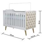 Quarto Infantil Retrô Guarda Roupa 3 Portas Ludmila Cômoda Co