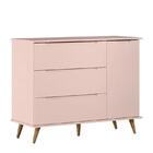 Quarto Infantil Retrô Lunna Rosa - Peternella