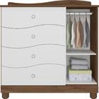 Quarto Infantil Riso Comoda Riso E Berço Conforto Savana/bran