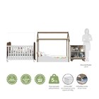 Quarto Irmãos Com 1 Minicama Montessoriana 1 Berço Americano