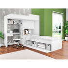 Quarto Juvenil Cama Tókio E Cama Alta Luiza - Branco