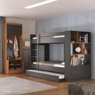 Quarto Juvenil Completo Com Treliche E Sapateira Porto Espres