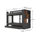 Quarto Juvenil Completo Com Treliche E Sapateira Porto Espres