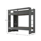 Quarto Juvenil Completo Nexis Com Beliche E Escrivaninha Em L