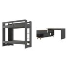 Quarto Juvenil Completo Nexis Com Beliche E Escrivaninha Em L