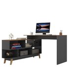 Quarto Juvenil Completo Nexis Com Beliche E Escrivaninha Em L