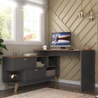 Quarto Juvenil Completo Nexis Com Beliche E Escrivaninha Em L