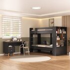 Quarto Juvenil Completo Zest Com Beliche E Escrivaninha 2 Gav