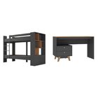 Quarto Juvenil Completo Zest Com Beliche E Escrivaninha 2 Gav