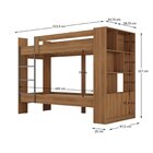 Quarto Juvenil Completo Zest Com Beliche E Escrivaninha 2 Gav