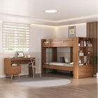 Quarto Juvenil Completo Zest Com Beliche E Escrivaninha 2 Gav