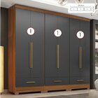 Quarto Modulado 100% Mdf 3 Peças 6 Portas 3 Gavetas Smart Plu