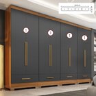 Quarto Modulado 100% Mdf 4 Peças 8 Portas 4 Gavetas Smart Plu