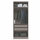 Quarto Modulado 3 Guarda Roupas 2 Mesas De Cabeceira 1 Módulo