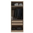 Quarto Modulado 3 Guarda Roupas 2 Mesas De Cabeceira 1 Módulo