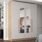 Quarto Modulado 3 Guarda Roupas 2 Mesas De Cabeceira 1 Módulo