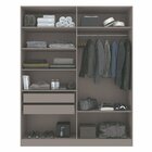 Quarto Modulado 3 Guarda Roupas 2 Mesas De Cabeceira 1 Módulo