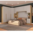 Quarto Modulado 3 Roupeiros 2 Mesas De Cabeceira E Um Ponte C