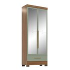 Quarto Modulado 4 Peças 8 Portas 4 Gavetas Com Espelhos Smart