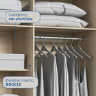 Quarto Modulado Casal 10 Portas 3 Gavetas Infinity Móveis Cas