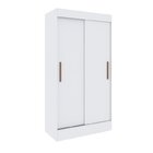 Quarto Modulado Casal 2 Peças Guarda Roupa 2 Portas 2 Gavetas