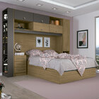 Quarto Modulado Casal 4 Peças 0008ma Versátil-castro - Freijo