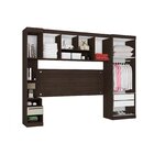 Quarto Modulado Casal 4 Peças 7 Portas 2 Gavetas Star Poliman