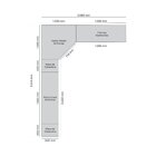 Quarto Modulado Casal 5 Peças 10 Portas 6 Gavetas Com Espelho