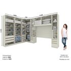 Quarto Modulado Casal 6 Peças 12 Portas 12 Gavetas Com Espelh