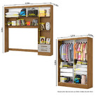 Quarto Modulado Casal 7 Portas Belém Carioca Móveis